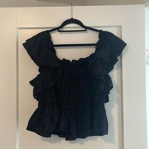 ❤️ FINAL PRICE ❤️ Banana Republic Smocked Ruffle Top